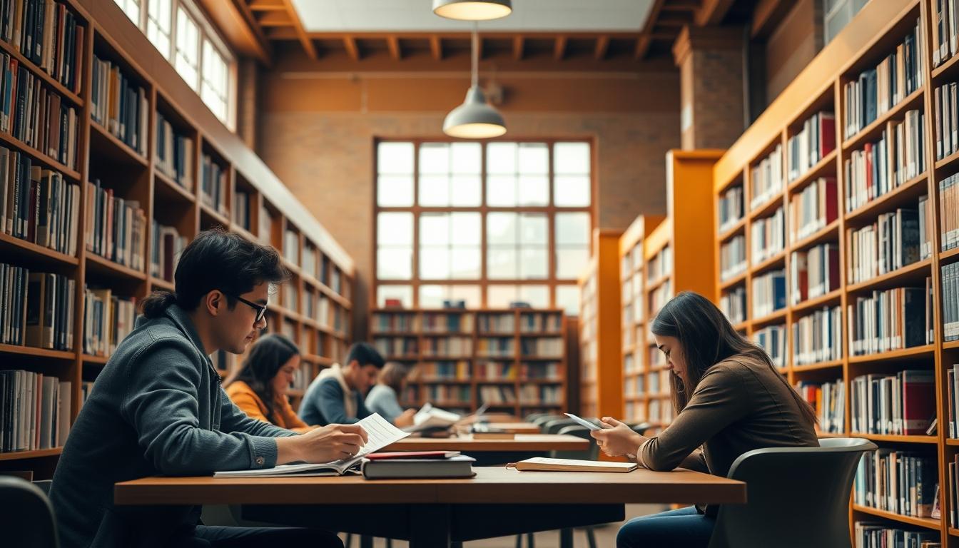 University campus and academic environment in Paris